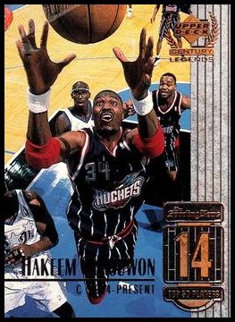 14 Hakeem Olajuwon